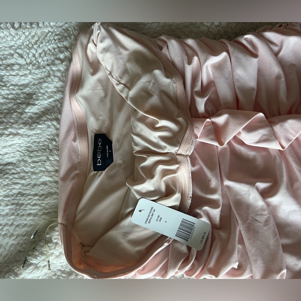 NWT Bebe strapless tank top